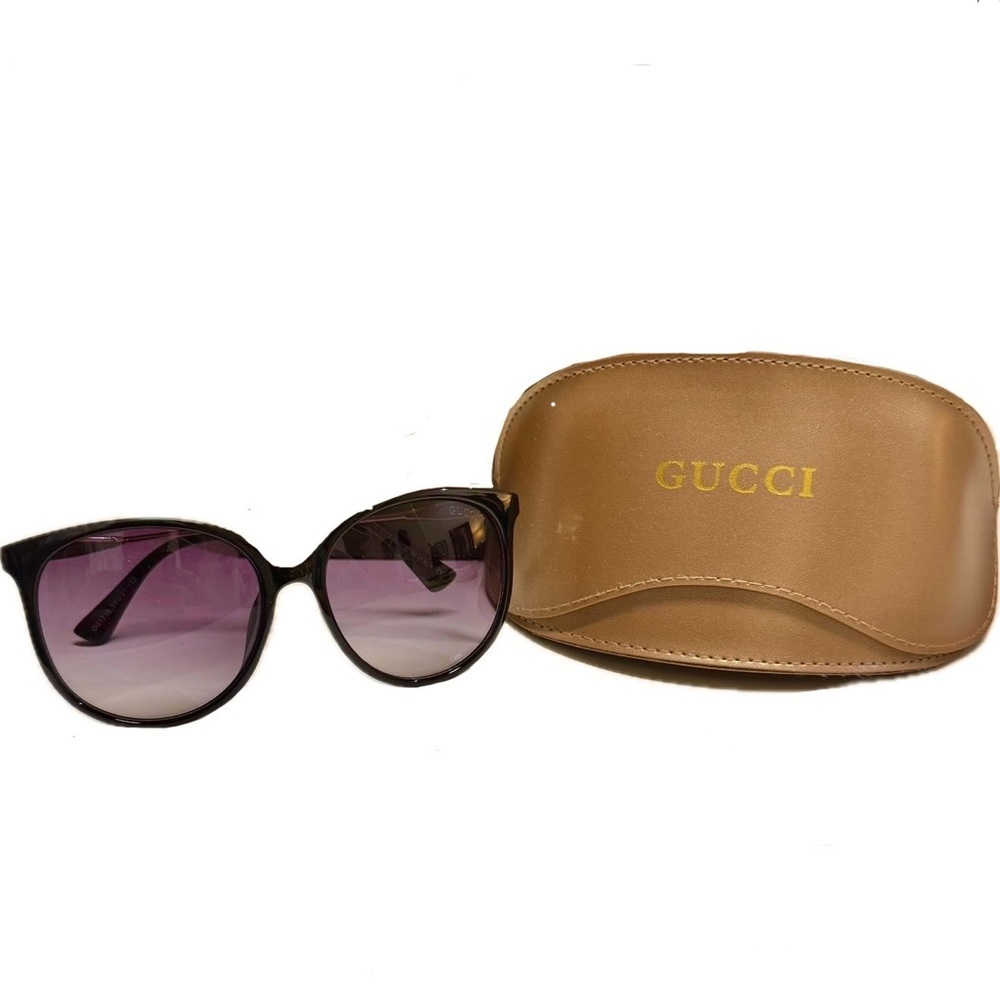 NWT Gucci Black & Lilac Sunglasses - Picture 2 of 8